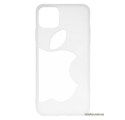 Чохол-накладка TPU Big Apple Case для iPhone 11 Pro Max Прозорий білий 1001000356 фото