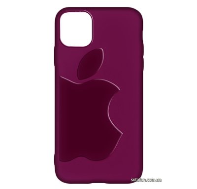 Чохол-накладка TPU Big Apple Case для iPhone 11 Фіолетовий 1001000361 фото