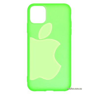 Чохол-накладка TPU Big Apple Case для iPhone 11 Флуоресцентний зелений 1001000345 фото