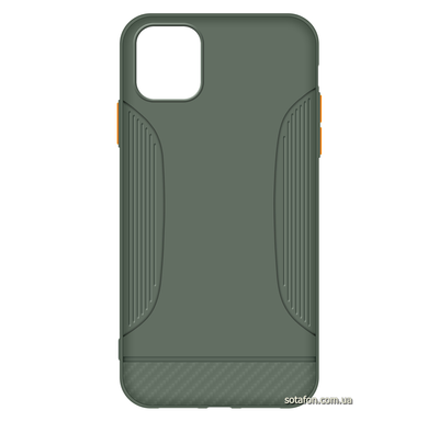 Чохол-накладка TPU Hoco Warrior Series Case для iPhone 11 Темно-зелений 0088576219p фото