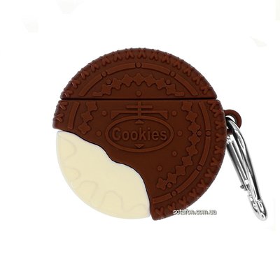 Чохол для навушників Cookies Case для AirPods 1 / 2 Коричневий 1012535 фото