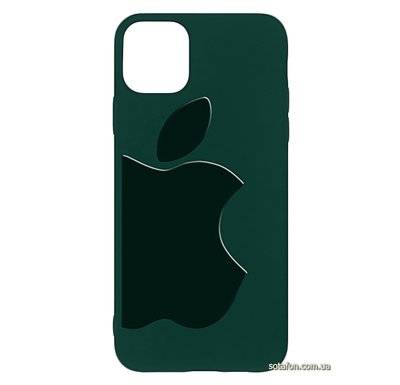 Чохол-накладка TPU Big Apple Case для iPhone 11 Pro Max Темно-зелений 1001000350 фото