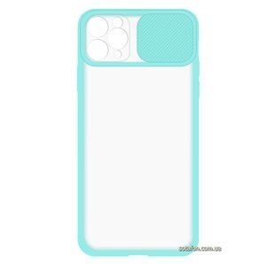 Чохол-накладка TPU+PC Camera Protect Matte Case для iPhone 11 Pro Max Блакитний 1001000319 фото | SOTAFON