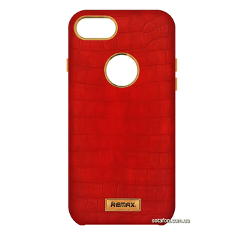 Чохол-накладка REMAX Maso Series Crocodile Leather Coated Hard Case для iPhone 7 / 8 / SE (2020) Червоний 0088576186p фото