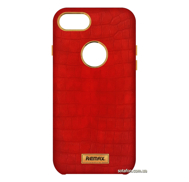 Чехол-накладка REMAX Maso Series Crocodile Leather Coated Hard Case для iPhone 7 / 8 / SE (2020) Красный 0088576186p фото