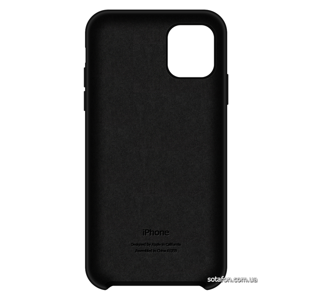 Чохол-накладка Silicone Case (AA) для iPhone 11 Чорний 0088576275p фото | SOTAFON
