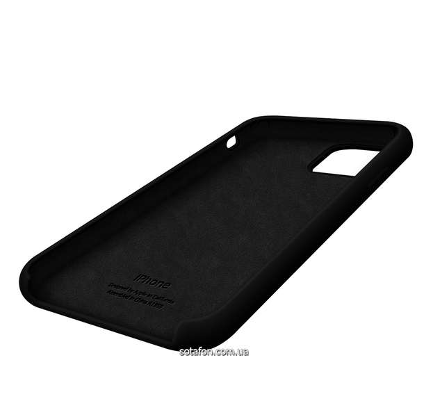 Чохол-накладка Silicone Case (AA) для iPhone 11 Чорний 0088576275p фото | SOTAFON