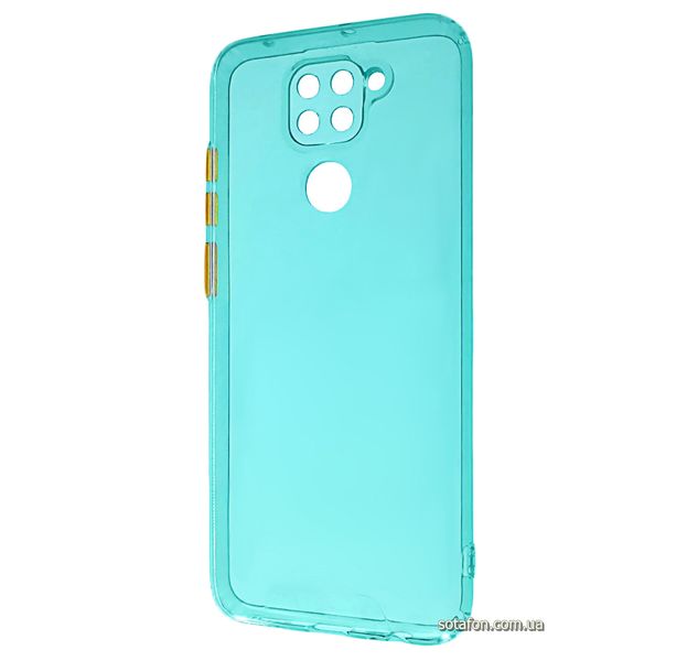 Чехол-накладка TPU Acid Color Case Xiaomi Redmi Note 9 Голубой 1001000340 фото