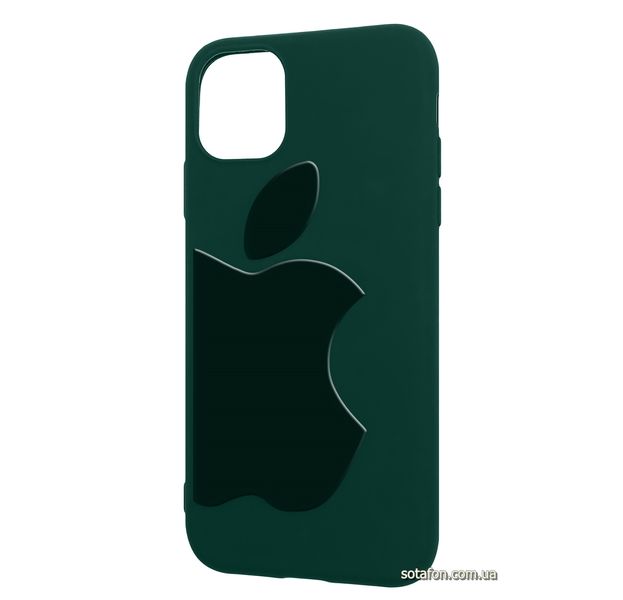 Чохол-накладка TPU Big Apple Case для iPhone 11 Темно-зелений 1001000344 фото