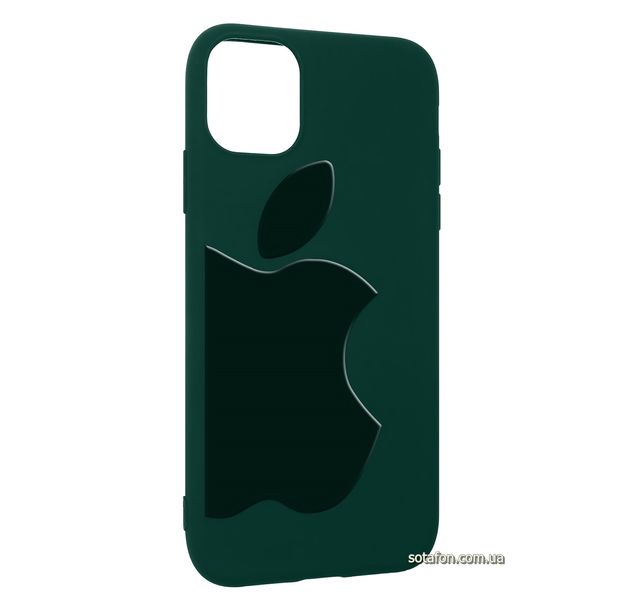 Чохол-накладка TPU Big Apple Case для iPhone 11 Темно-зелений 1001000344 фото