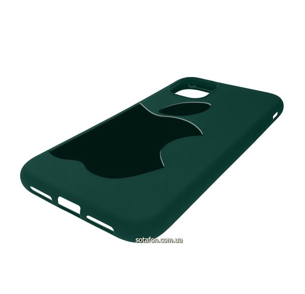 Чохол-накладка TPU Big Apple Case для iPhone 11 Темно-зелений 1001000344 фото