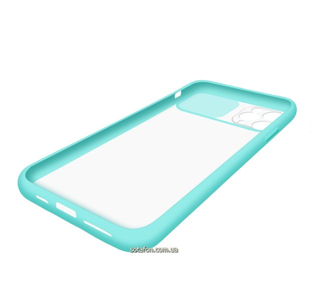 Чохол-накладка TPU+PC Camera Protect Matte Case для iPhone 11 Pro Max Блакитний 1001000319 фото