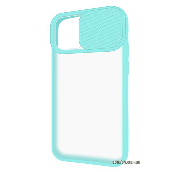 Чехол-накладка TPU+PC Camera Protect Matte Case для iPhone 12 mini Голубой 1001000323 фото