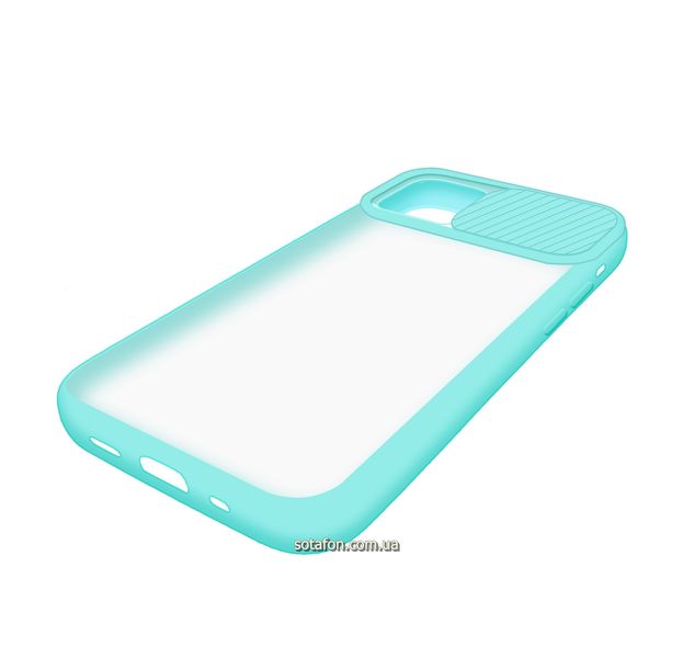 Чехол-накладка TPU+PC Camera Protect Matte Case для iPhone 12 mini Голубой 1001000323 фото