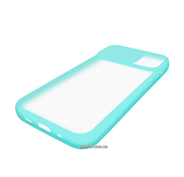 Чехол-накладка TPU+PC Camera Protect Matte Case для iPhone 12 mini Голубой 1001000323 фото