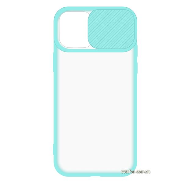 Чехол-накладка TPU+PC Camera Protect Matte Case для iPhone 12 mini Голубой 1001000323 фото