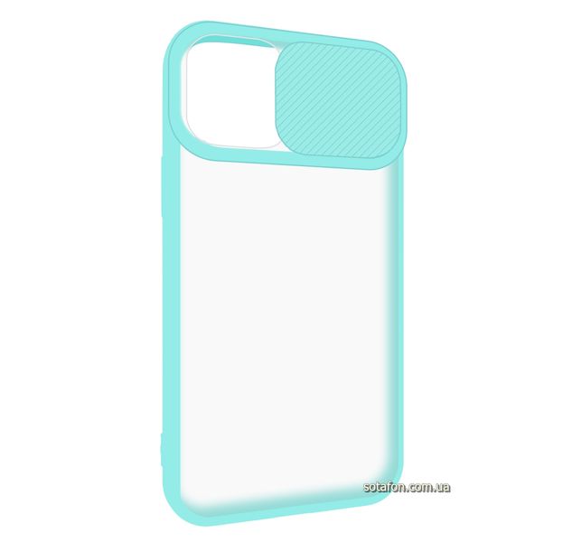 Чехол-накладка TPU+PC Camera Protect Matte Case для iPhone 12 mini Голубой 1001000323 фото