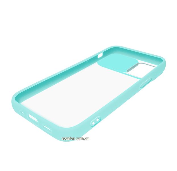 Чехол-накладка TPU+PC Camera Protect Matte Case для iPhone 12 mini Голубой 1001000323 фото