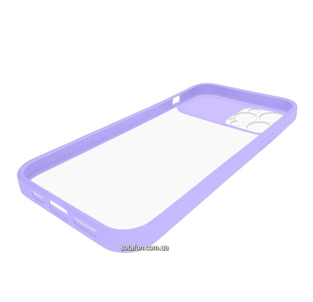 Чохол-накладка TPU+PC Camera Protect Matte Case для iPhone 12 Pro Max Фіолетовий 1001000331 фото