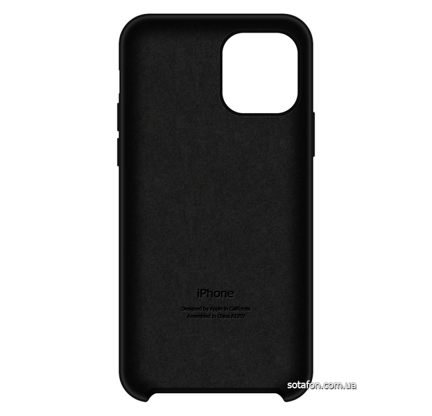 Чохол-накладка Silicone Case (AA) для iPhone 11 Pro Чорний 0088576284p фото | SOTAFON