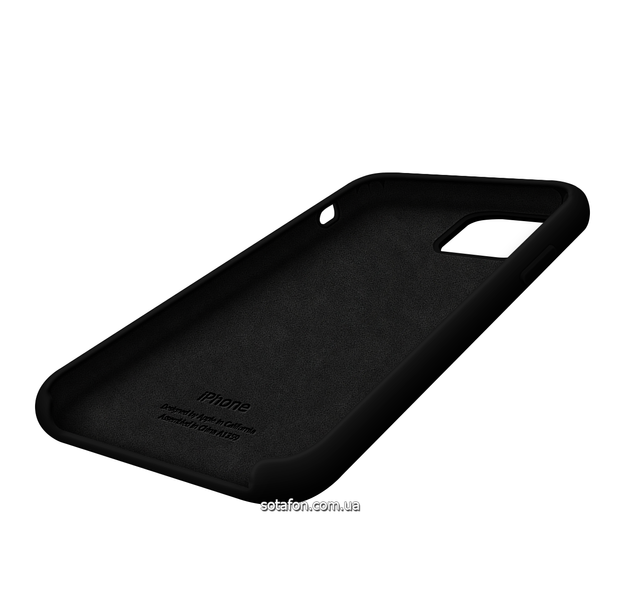 Чохол-накладка Silicone Case (AA) для iPhone 11 Pro Чорний 0088576284p фото | SOTAFON