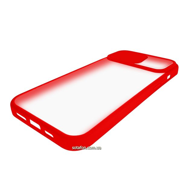 Чехол-накладка TPU+PC Camera Protect Matte Case для iPhone 12 Pro Max Красный 1001000330 фото