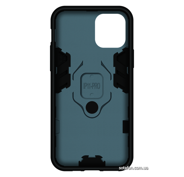 Ударостійкий чохол-накладка Transformer Ring for Magnet для iPhone 11 Pro Сірий (Metal Slate) 0088576196p фото | SOTAFON