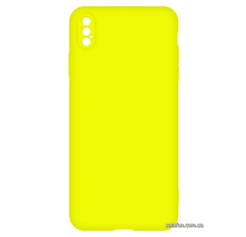 Чехол-накладка TPU Acid Color Case для iPhone Xs Max Желтый 1001000307 фото