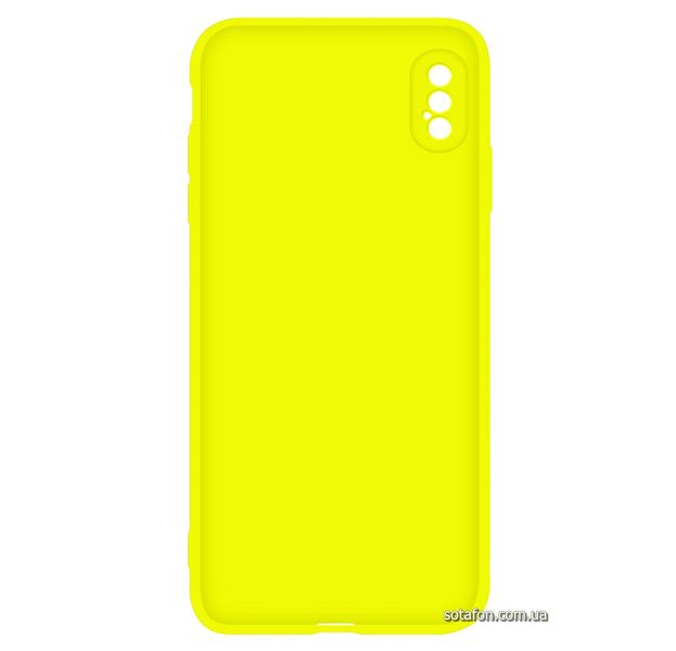 Чехол-накладка TPU Acid Color Case для iPhone Xs Max Желтый 1001000307 фото