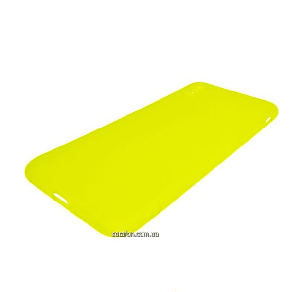 Чехол-накладка TPU Acid Color Case для iPhone Xs Max Желтый 1001000307 фото