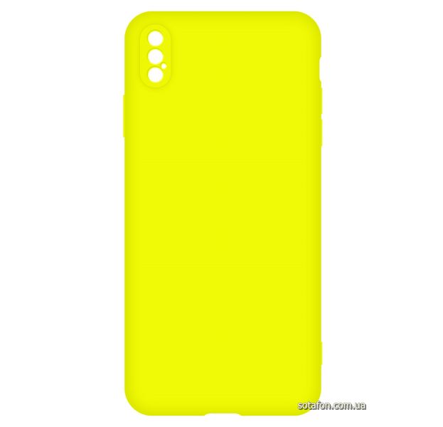 Чехол-накладка TPU Acid Color Case для iPhone Xs Max Желтый 1001000307 фото