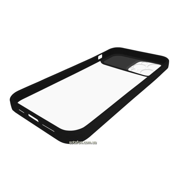 Чохол-накладка TPU+PC Camera Protect Matte Case для iPhone 12 Pro Max Чорний 1001000326 фото