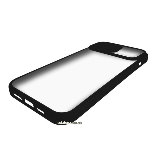 Чохол-накладка TPU+PC Camera Protect Matte Case для iPhone 12 Pro Max Чорний 1001000326 фото