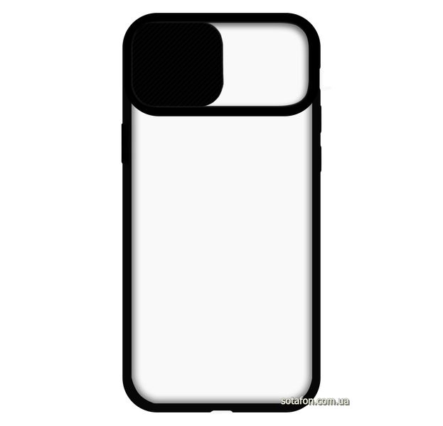 Чехол-накладка TPU+PC Camera Protect Matte Case для iPhone 12 Pro Max Черный 1001000326 фото