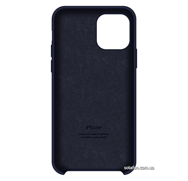 Чохол-накладка Silicone Case (AA) для iPhone 11 Pro Темно-синій 0088576286p фото | SOTAFON