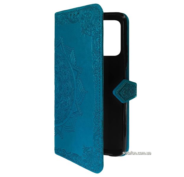 Шкіряний чохол-книжка Art Case для Xiaomi Redmi Note 9 4G Синій 0088576151p фото