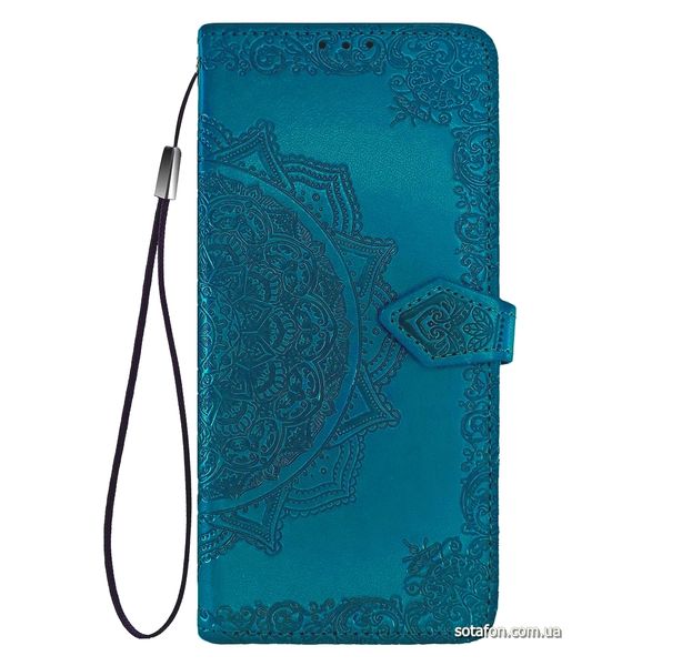 Кожаный чехол-книжка Art Case для Xiaomi Redmi Note 9 4G Синий 0088576151p фото