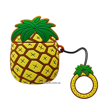 Чохол для навушників Pineapple для AirPods 1 / 2 Коричневий 0088576241p фото