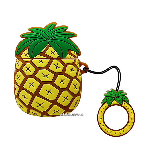 Чехол для наушников Pineapple для AirPods 1 / 2 Коричневый 0088576241p фото