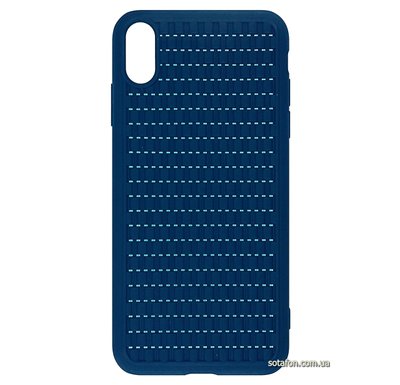 Чохол-накладка Baseus BV Weaving case 2 Generation для iPhone Xs Max Синій 1012522 фото