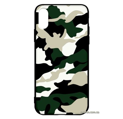 Чохол-накладка TPU Camouflage Case для iPhone X / Xs Білий 1001000375 фото