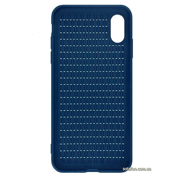 Чохол-накладка Baseus BV Weaving case 2 Generation для iPhone Xs Max Синій 1012522 фото