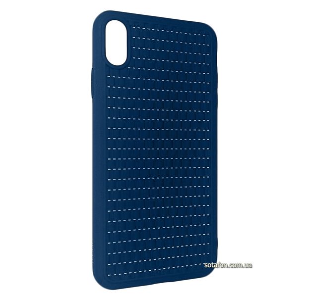 Чехол-накладка Baseus BV Weaving case 2 Generation для iPhone Xs Max Синий 1012522 фото