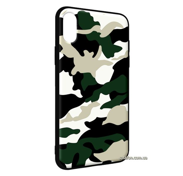 Чехол-накладка TPU Camouflage Case для iPhone X / Xs Белый 1001000375 фото