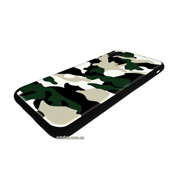 Чехол-накладка TPU Camouflage Case для iPhone X / Xs Белый 1001000375 фото