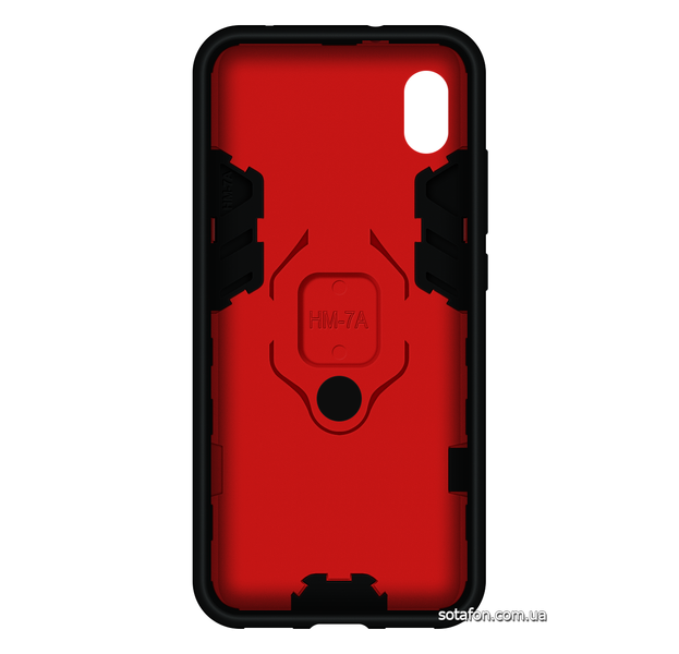 Противоударный чехол-накладка Transformer Ring for Magnet для Xiaomi Redmi 7A Красный (Dante Red) 0088576336p фото | SOTAFON