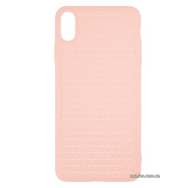 Чохол-накладка Baseus BV Weaving case 2 Generation для iPhone Xs Max Рожевий 1012523 фото