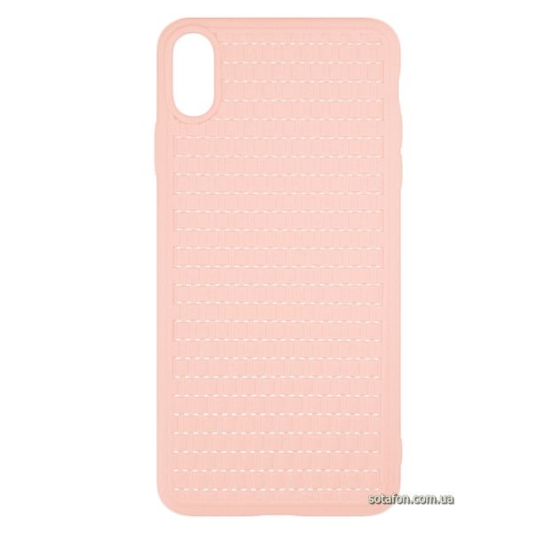 Чехол-накладка Baseus BV Weaving case 2 Generation для iPhone Xs Max Розовый 1012523 фото