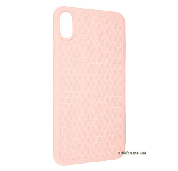 Чохол-накладка Baseus BV Weaving case 2 Generation для iPhone Xs Max Рожевий 1012523 фото