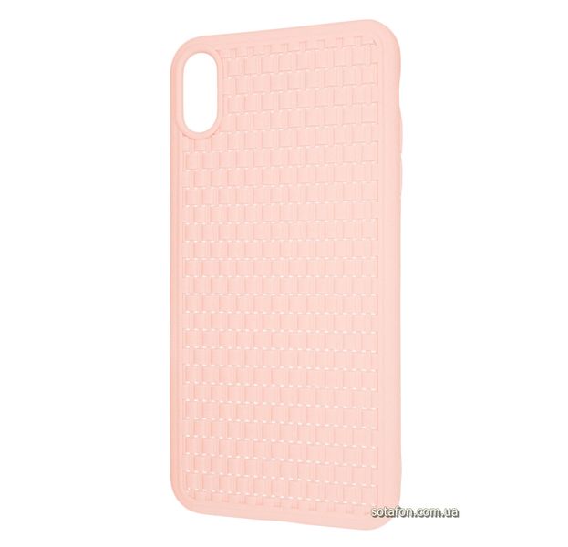 Чохол-накладка Baseus BV Weaving case 2 Generation для iPhone Xs Max Рожевий 1012523 фото